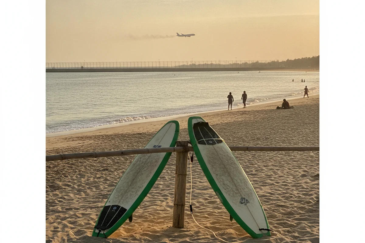 Surfboards at Tuban, Bali